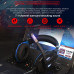 Ovleng Q10 USB Virtual 7.1 Wired LED Lighting Gaming Headphone Black-Red